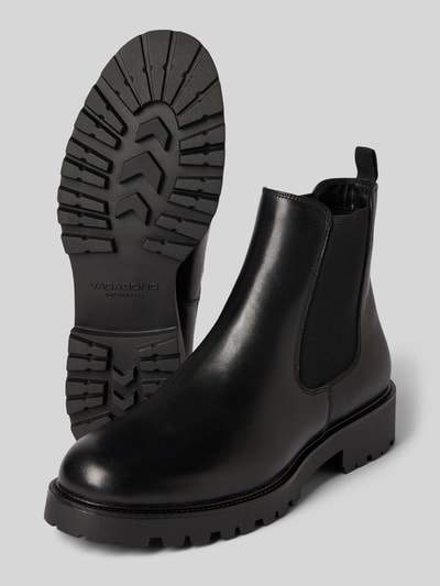Vagabond Chelsea boots van runderleer, model 'KENOVA' Zwart - 4