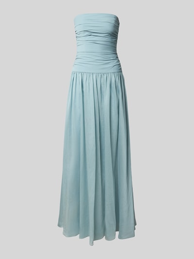 Productfoto, Maxikleid im Off-Shoulder-Look van Jake*s Cocktail, lichtblauw, A-lijn, katoenmix met stretch, draperingen, damesmode
