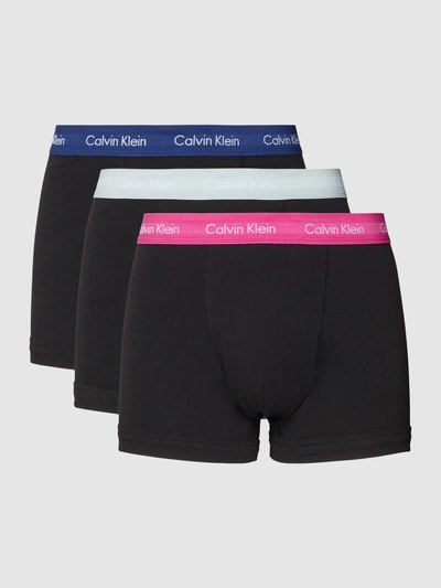 Calvin Klein Underwear Trunks mit Label-Detail im 3er-Pack Black 2