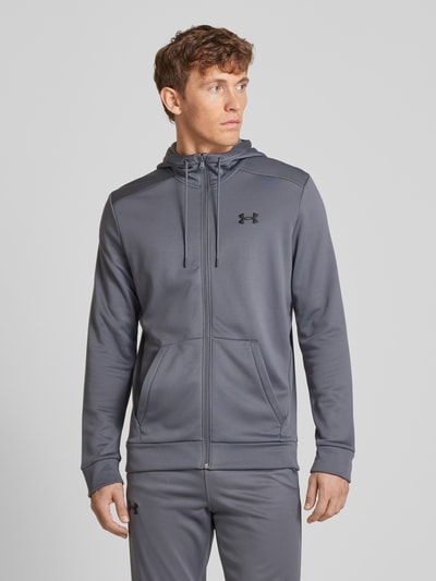 Under Armour Sweatjacke mit Label-Print Anthrazit 4