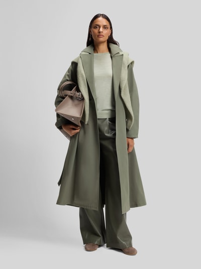 BOSS Regular Fit Trenchcoat aus Baumwoll-Mix Oliv 1