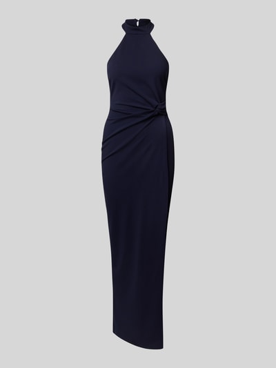 SISTAGLAM Abendkleid mit Neckholder Marine 2