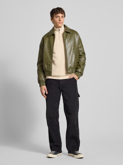 G-Star Raw Gebreide pullover met ribboorden Offwhite - 1