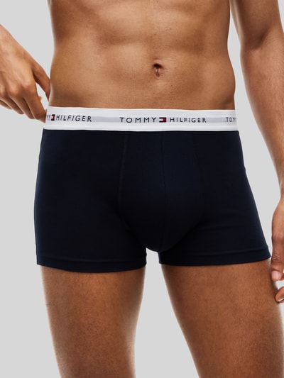 Tommy Hilfiger Spodnie z paskiem z logo w zestaw 3 szt. Pomarańczowy 3