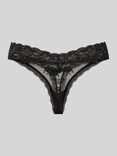 DORINA String van kant, model 'LANA LACE' in een set van 3 stuks Zwart - 3
