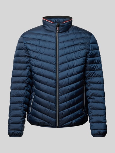 Tom Tailor Regular Fit Steppjacke mit Stehkragen Dunkelblau 1