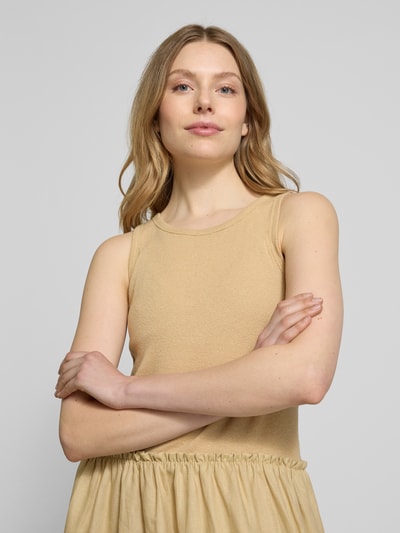 MAX&Co. Leinenkleid im Stufen-Look Modell 'MELLE' Sand 3