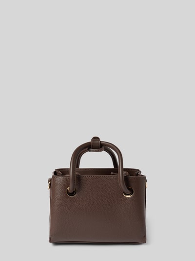 VALENTINO BAGS Handtas met labeldetail, model 'ALEXIA' Donkerbruin - 3