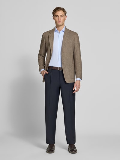 Tiger of Sweden Slim Fit Sakko aus reiner Viskose Modell 'Justin' Beige 1