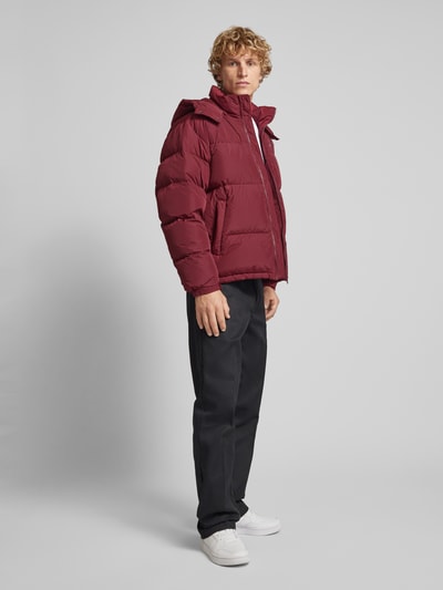 Tommy Jeans Gewatteerd jack met capuchon, model 'ALASKA' Bordeaux - 1