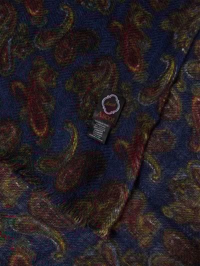 Ascot Schal aus Woll-Kaschmir-Mix Marine 2