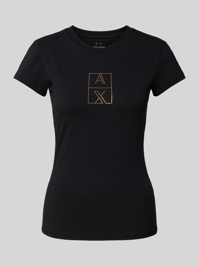 ARMANI EXCHANGE T-Shirt mit Label-Detail Black 2