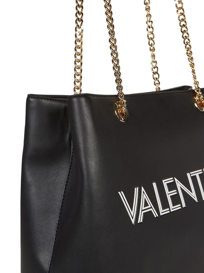 VALENTINO BAGS Torba shopper z logo model ‘Jemaa’ Czarny 5