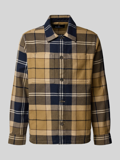 Barbour Hemdjacke aus reiner Baumwolle Modell 'OVERSHIRT' Beige 1