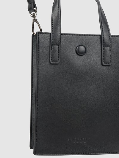 Seidenfelt Tote Bag in Leder-Optik Modell 'Bente'  Black 5