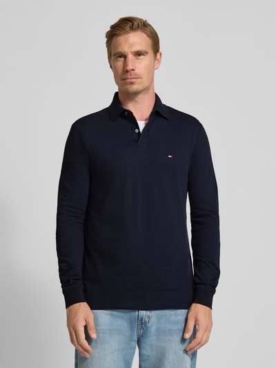 Tommy Hilfiger Regular Fit Poloshirt aus Baumwoll-Mix Marine 4