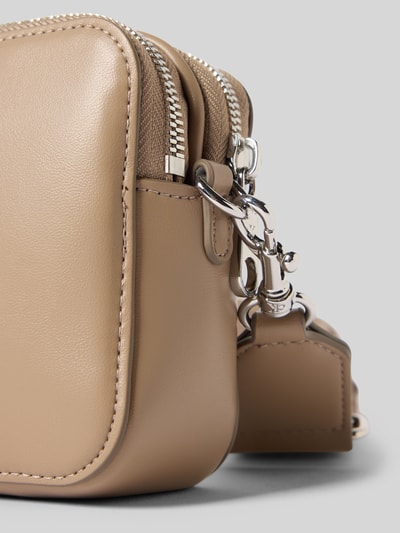 CK Calvin Klein Crossbodytas met reliëflogo, model 'Webbing' Beige - 3