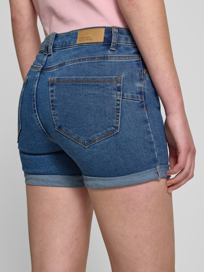 Vero Moda Regular Fit Shorts aus Baumwoll-Mix Modell 'LUNA' Jeansblau 3
