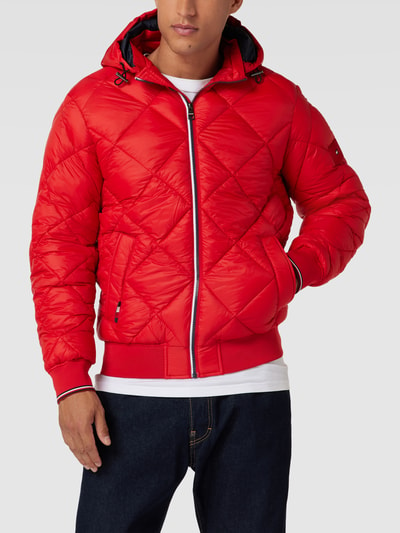 Tommy Hilfiger Jacke mit Label-Patch Modell 'Diamond' Orange 4