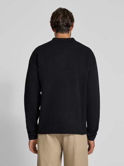 Jack & Jones Premium Strickjacke mit Zweiwege-Reißverschluss Modell 'BRADFORT' Black 5