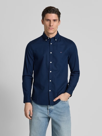 Tommy Hilfiger Koszula casualowa o kroju slim fit z czystej bawełny Granatowy 4