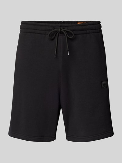 Alpha Industries Regular Fit Sweatshorts mit Label-Patch Modell 'ALPHA ESSENTIALS' Black 2