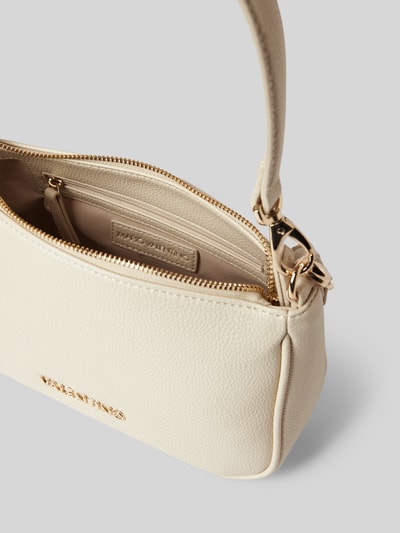 VALENTINO BAGS Handtasche mit Label-Detail Modell 'NEVER' Ecru 4