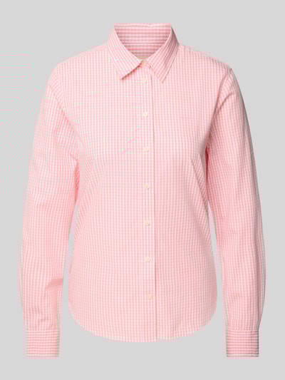 Gant Regular Fit Hemdbluse mit Label-Stitching Pink 2