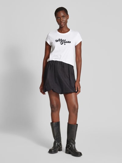 Zadig & Voltaire T-shirt met labelprint, model 'WOOP' Wit - 1