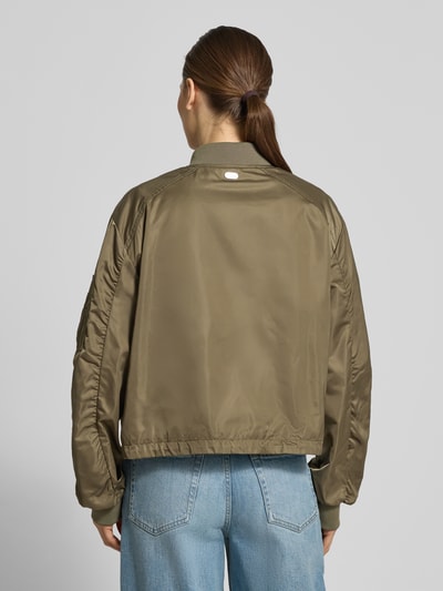 Beaumont Amsterdam Boxy fit jack met tweewegritssluiting Model 'JODY' Olijfgroen - 5