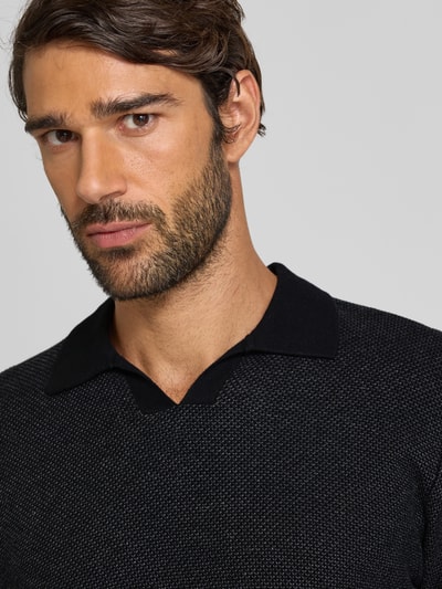 Jack & Jones Premium Gebreide pullover met ribboorden, model 'EASTON' Antraciet - 3