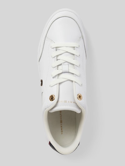 Tommy Hilfiger Sneaker aus echtem Leder Weiss 3