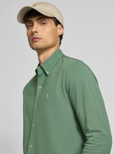 Polo Ralph Lauren Regular Fit Freizeithemd mit Button-Down-Kragen Gruen 3