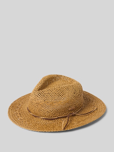 Barts Strohhut mit Label-Detail Beige 1