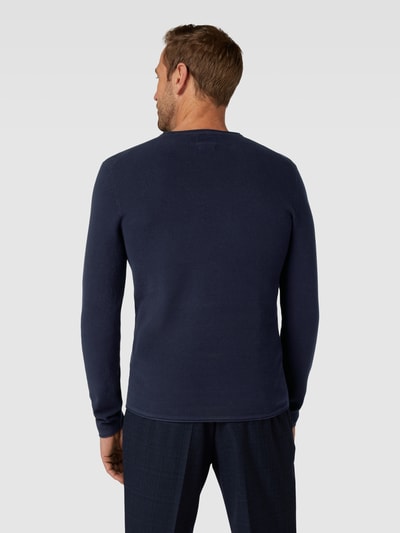 MCNEAL Strickpullover mit Strukturmuster Marine 5