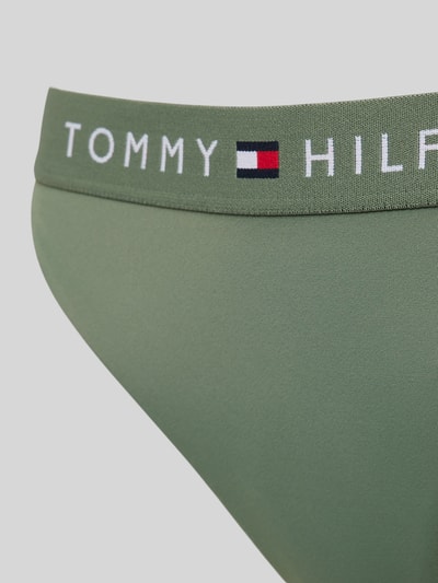 TOMMY HILFIGER Bikini-Hose mit Schleifen-Detail Oliv 2
