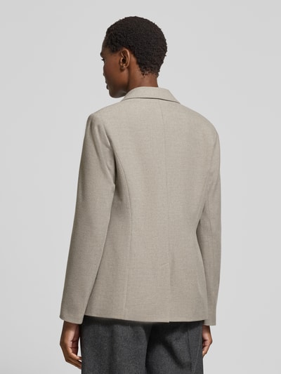s.Oliver BLACK LABEL Żakiet o kroju regular fit z klapami zamkniętymi Szarobrązowy 5