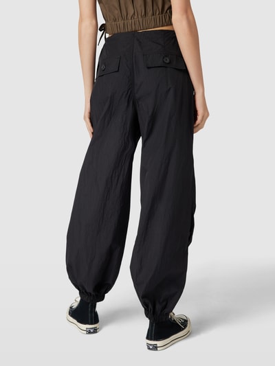 Only Stoffen broek met tunnelkoord, model 'JOAN' Zwart - 5