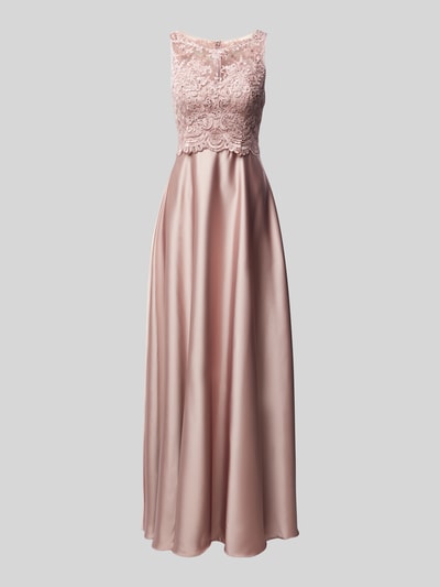 Laona Abendkleid mit Spitzenbesatz Rose 2