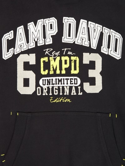 Camp David Hoodie mit Logo-Details Black 2