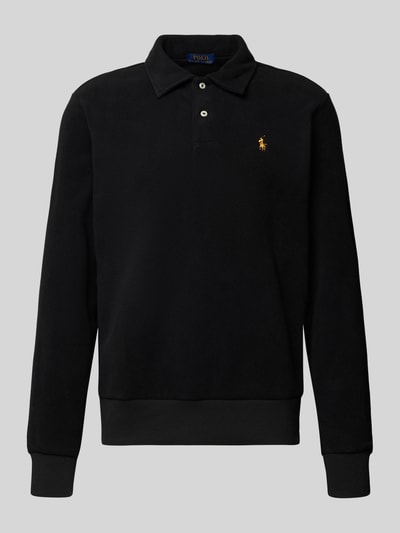 Polo Ralph Lauren Fleecepullover mit Label-Stitching Modell 'MAGIC POLY FLEECE' Black 2