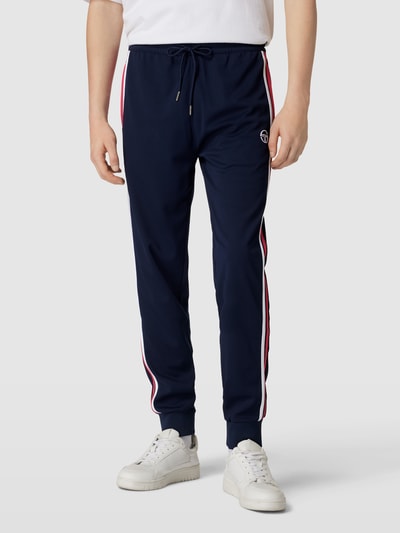 SERGIO TACCHINI Trainingsanzug mit Kontraststreifen Modell 'DAMARINDO' Marine 6