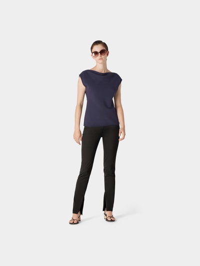 Theory High Waist Leggings mit Zippern Schwarz 1