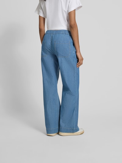 Juvia Stoffhose in Denim-Optik Jeansblau 5