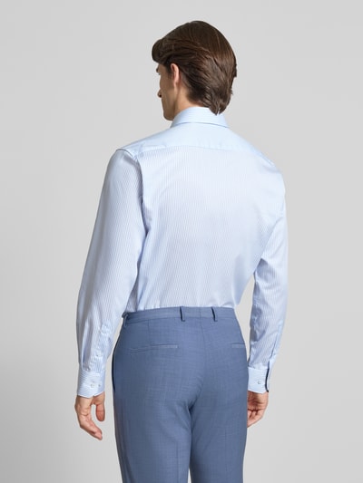 ETERNA Comfort Fit Businesshemd mit Knopfleiste Bleu 5