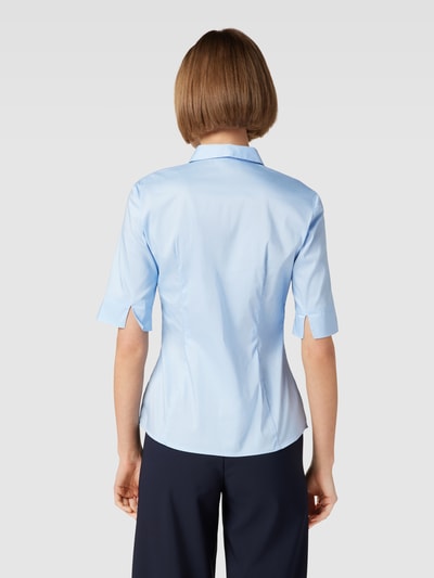 Christian Berg Woman Selection Bluse mit verdeckter Knopfleiste Hellblau 5