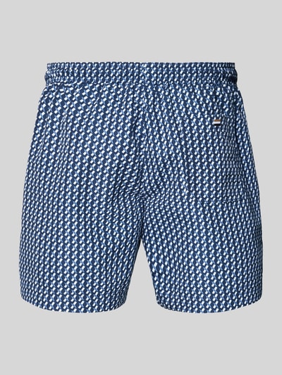 BOSS Regular Fit Badeshorts mit Label-Badge Modell 'Vibe' Marine 3