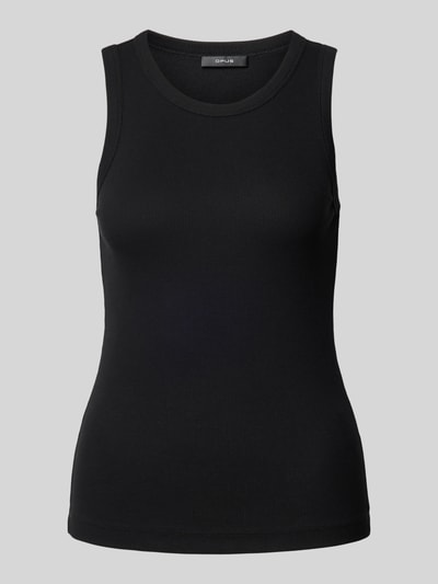 OPUS Tanktop met ronde hals, model 'Ilesso' Zwart - 2