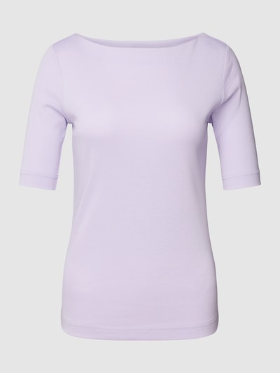 Esprit T-Shirt in unifarbenem Design Flieder 2