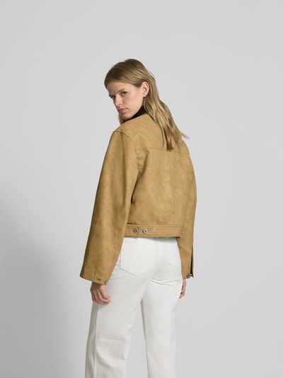 Stand Studio Jacke mit Knopfleiste Sand 5